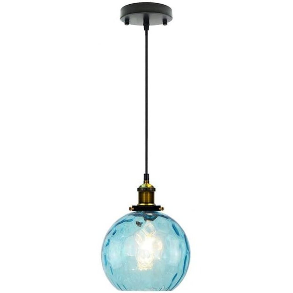 Blue Pendant Light 5.9"